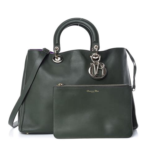 dior green tote|christian Dior green bag.